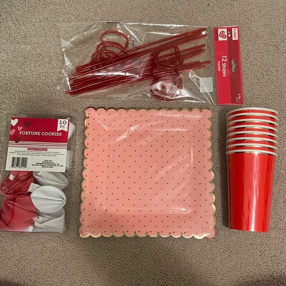 Red & Pink Valentines Party Bundle